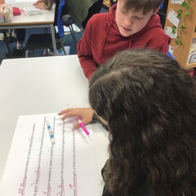 Identifying sentence components